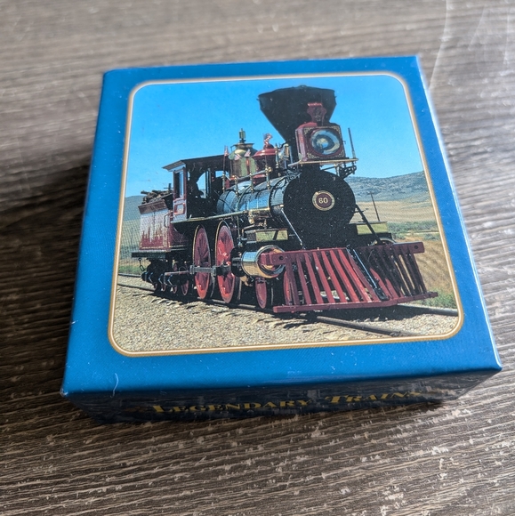 Legendary Trains 8 piece Coaster Set, never used - Picture 4 of 4